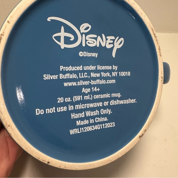 DISNEY Stitch 20oz Ceramic Mug Blue and Orange New - Picture 4 of 6